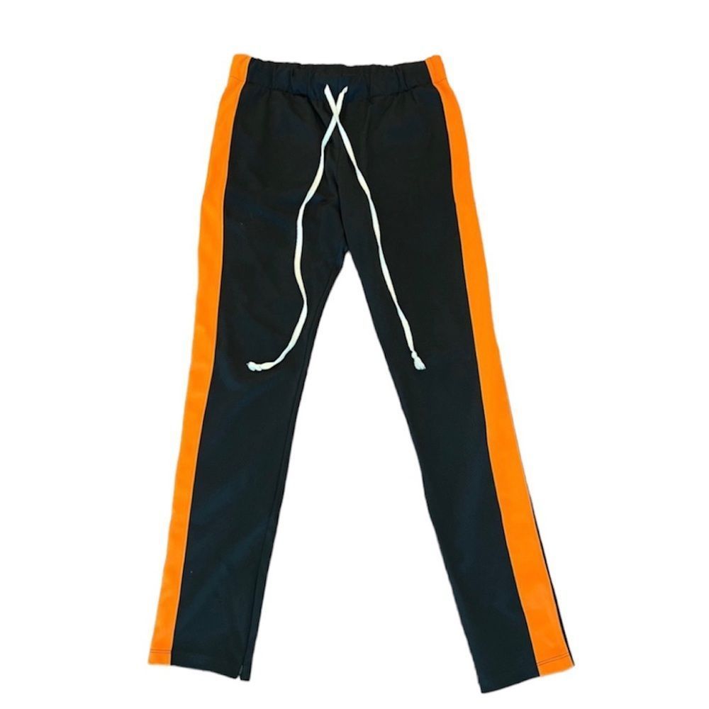 EPTM Track Pants - Made in USA - Black/Orange